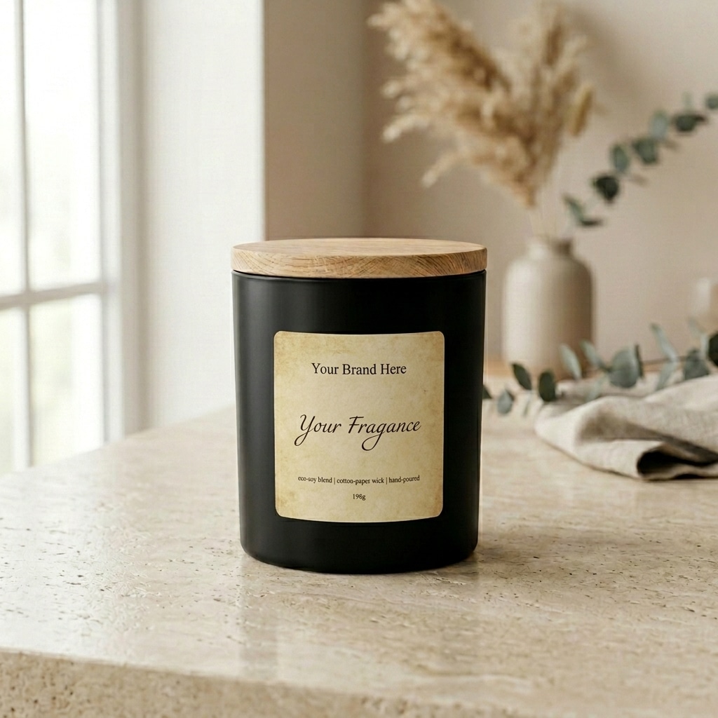11oz Premium Black Glass Tumbler Candles by Sbodi