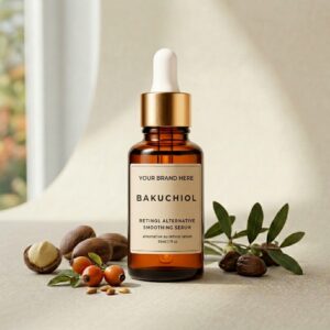 Sbodi Bakuchiol Vegan Retinol Serum Bottle Clean Studio Shot