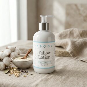 Tallow Milk Nourishing Hydration Lotion for deep skin hydration by Sbodi
