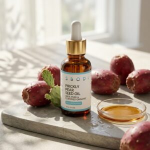 Organic Prickly Pear Seed Oil by Sbodi cold-pressed Moroccan skincare oil