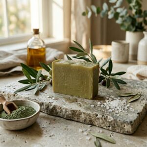 Unscented Olive Oil Soap Bar Sbodi natural organic soap for sensitive skin