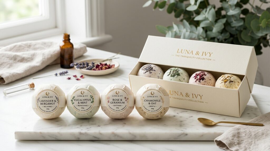 private label bath bombs custom branding and packaging