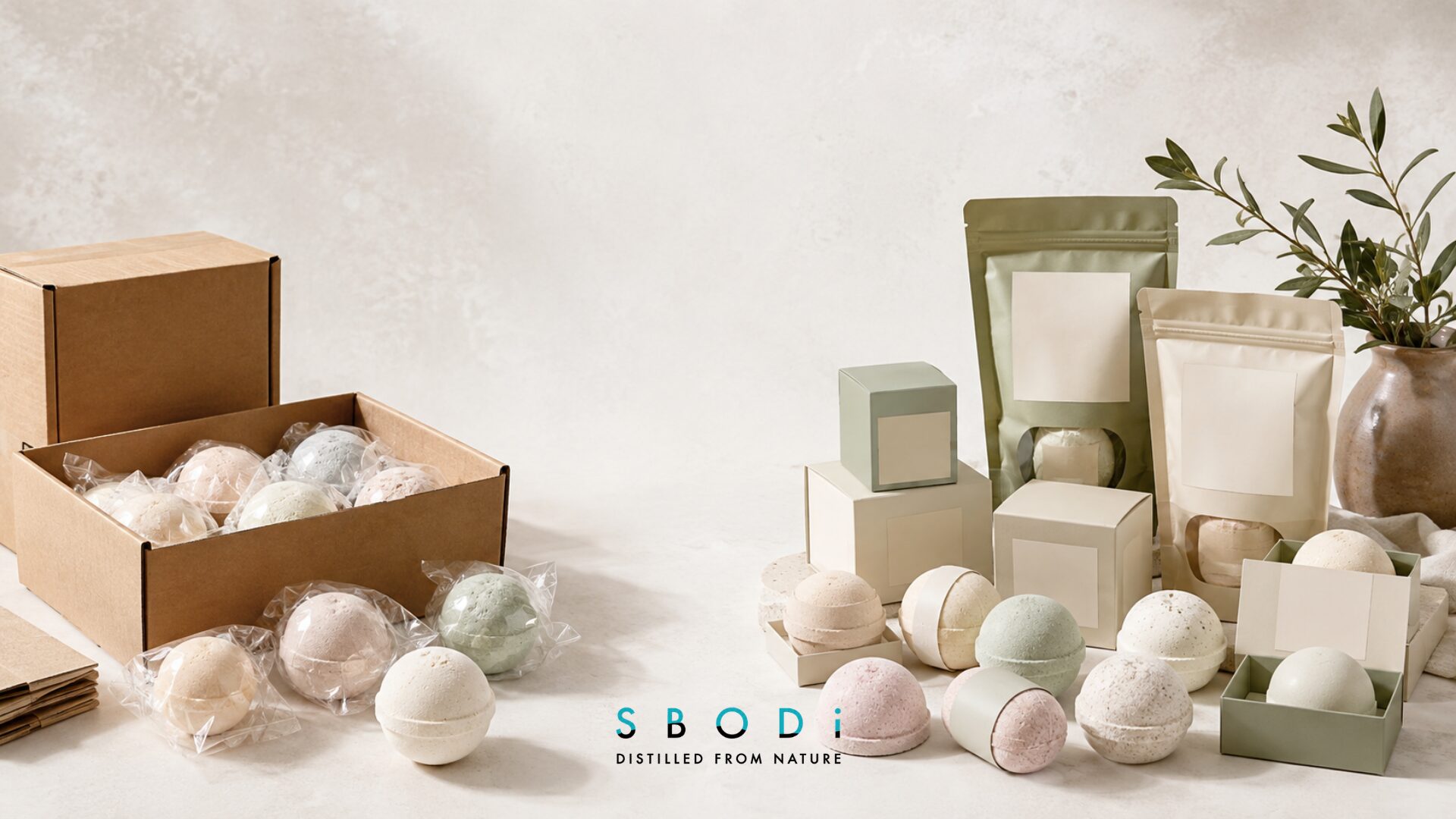 Wholesale bath bombs compared with private label bath bomb packaging