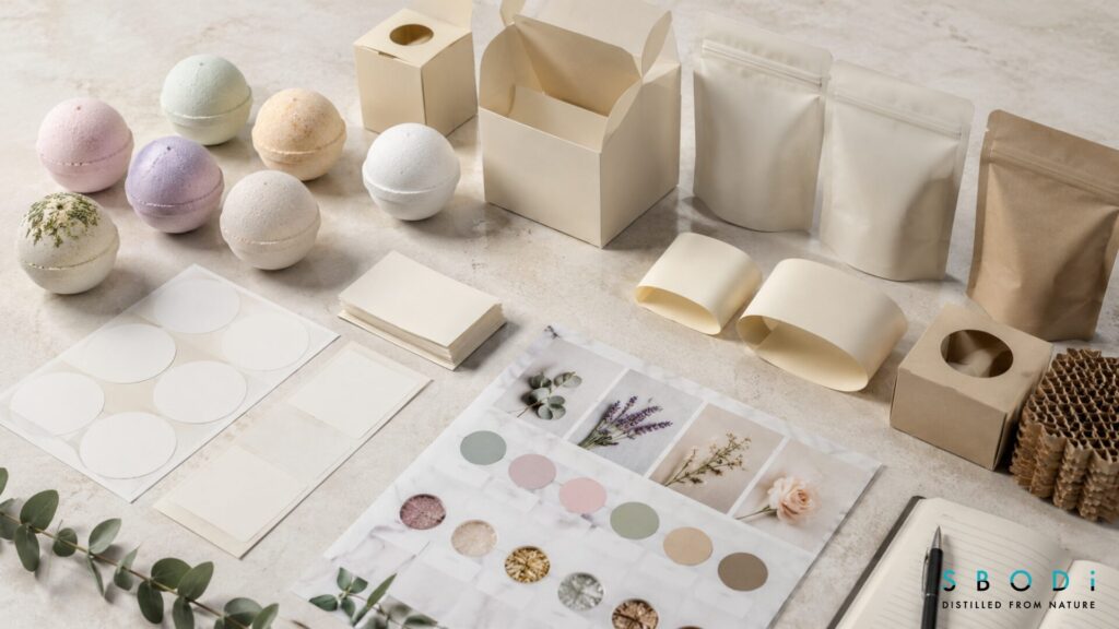 Complete Guide to Wholesale Bath Bombs & Private Label Bath Bombs for Businesses 2 Private label bath bombs with custom labels and packaging options