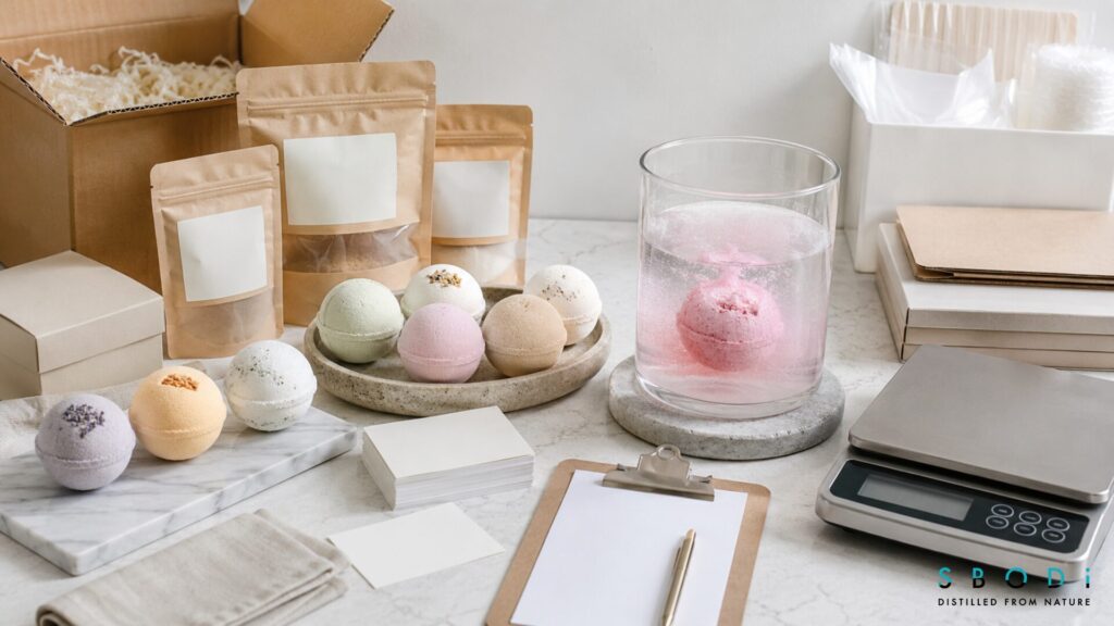 Complete Guide to Wholesale Bath Bombs & Private Label Bath Bombs for Businesses 4 Wholesale bath bomb sample testing for appearance, weight, fizz, and packaging