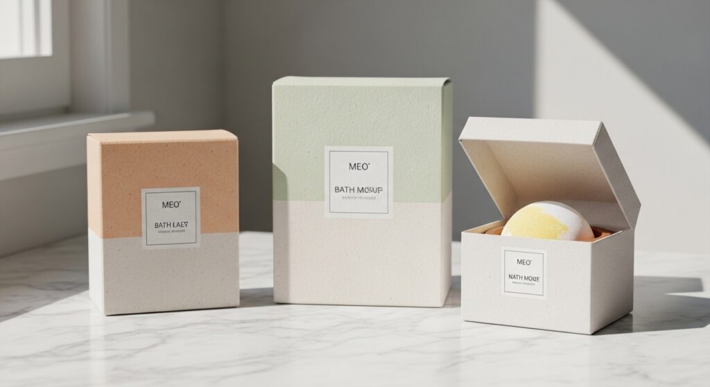 private label bath bombs packaging design
