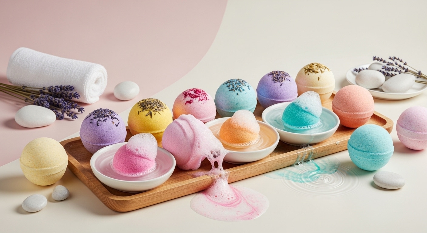 Private Label Bath Bombs colorful wholesale bath bombs assortment