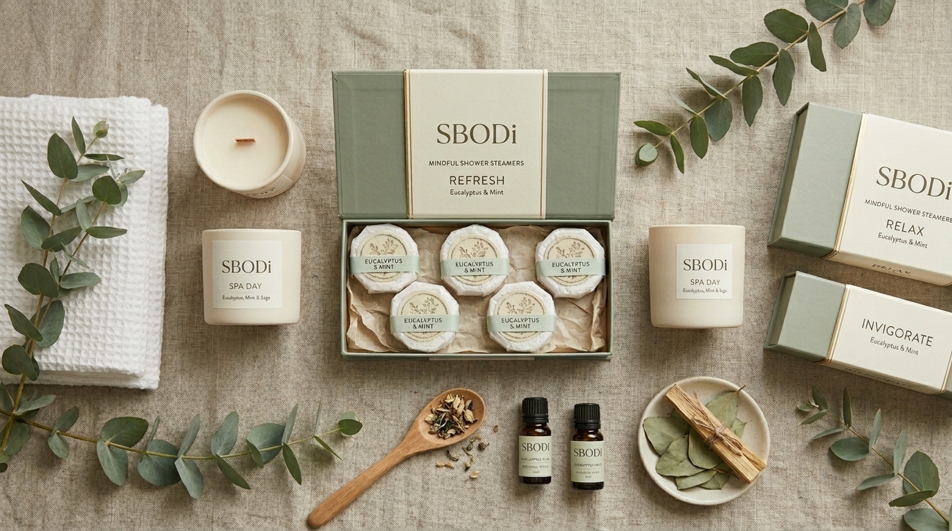 private label shower steamers luxury wellness branding