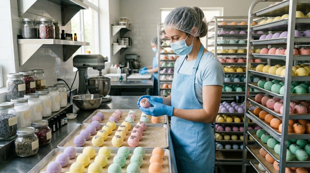 Bath Bombs Wholesale Private Label Explained: A Complete Guide for Bath and Body Brands 7 bath bomb manufacturer quality control for private label bath bombs