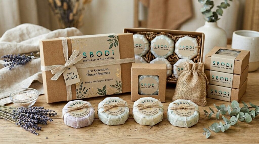 Best Private Label Shower Steamers for Boutique Stores: A Complete Guide for Retail Brands 8 Shower steamers individually wrapped retail packaging