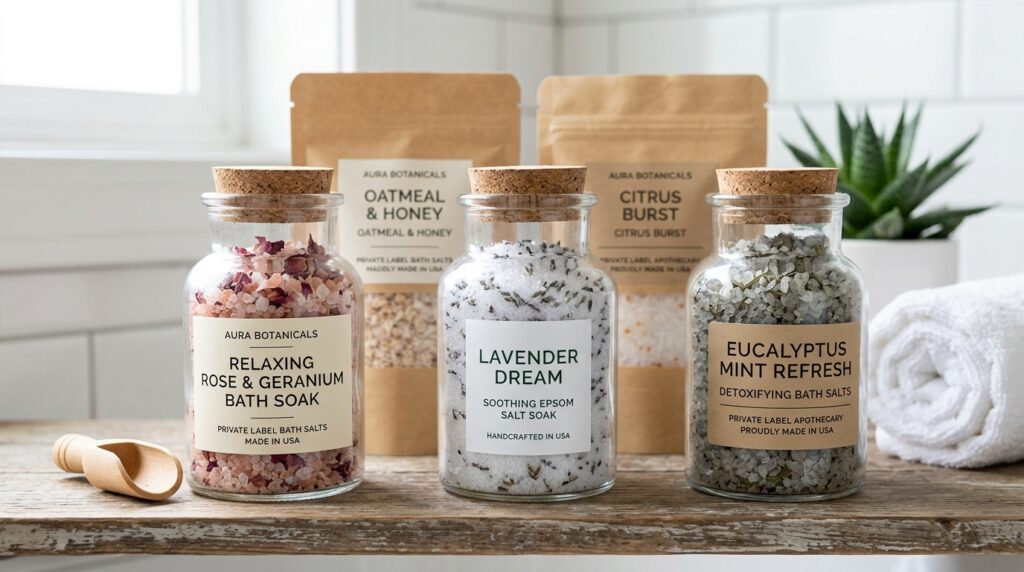 Private Label Bath Bombs USA for Boutique Brands 4 private label bath salts USA products
