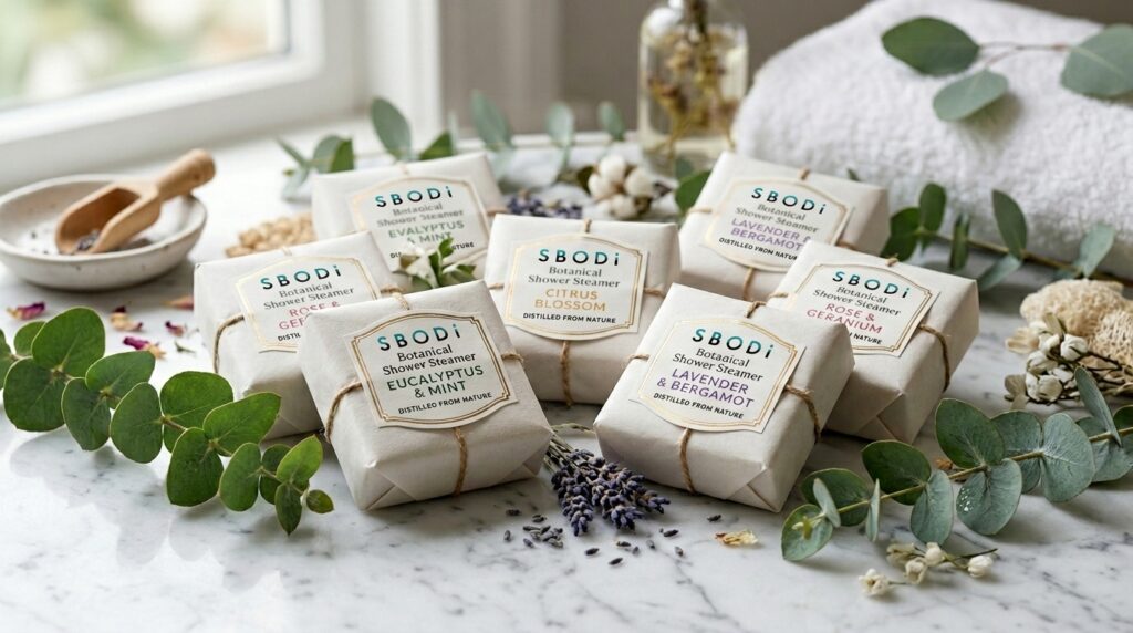 Best Private Label Shower Steamers for Boutique Stores: A Complete Guide for Retail Brands 1 Private label shower steamers with custom retail packaging