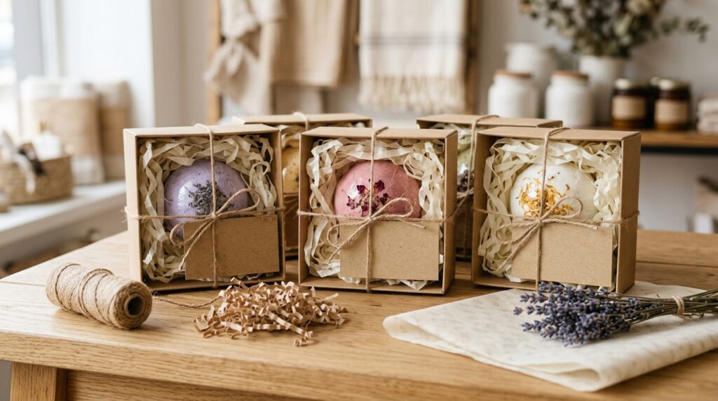 bath bomb packaging for private label bath bombs and wholesale resale