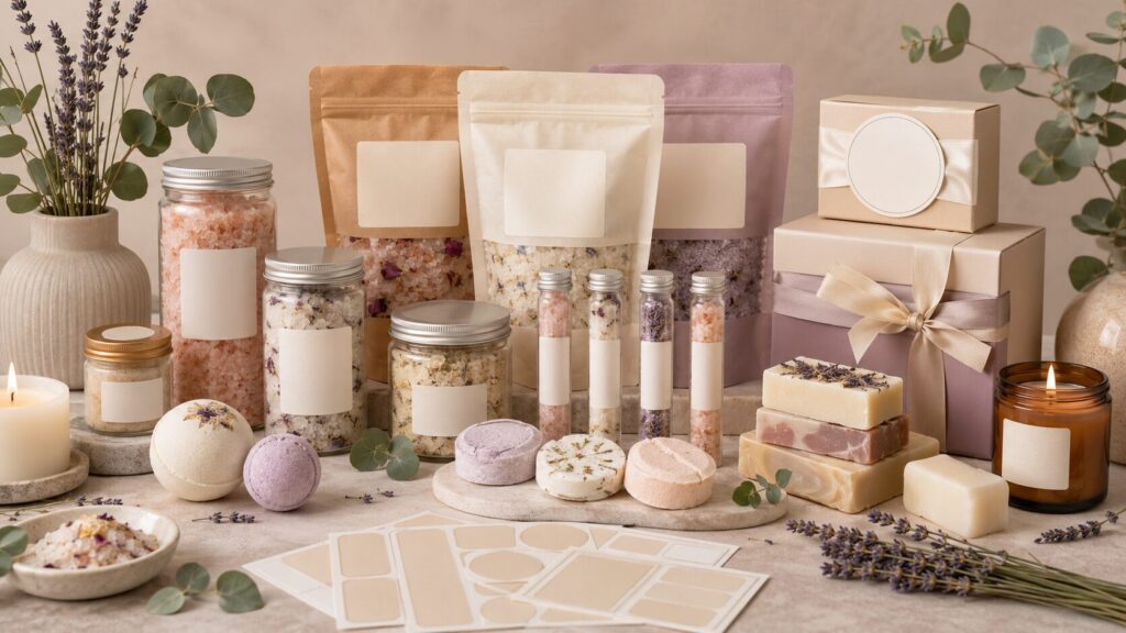 Wholesale Bath Salts USA: What Buyers Need to Know Before Ordering 9 wholesale bath salts USA wellness product collection with bath bombs and shower steamers