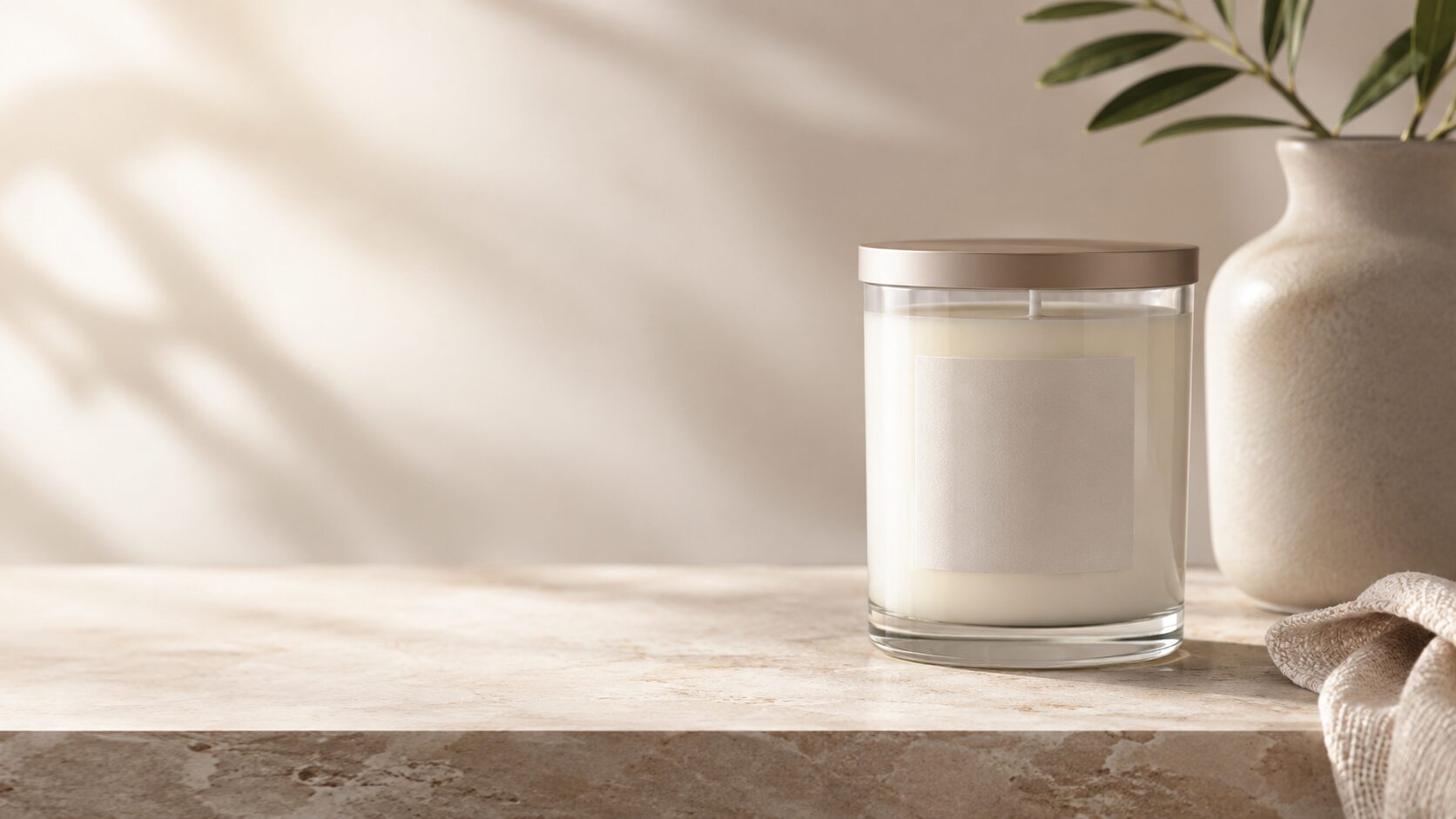 13oz candle in a premium glass tumbler