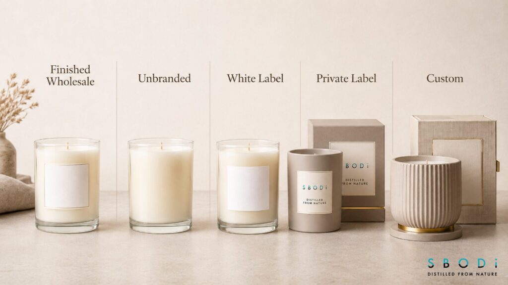 Wholesale Candles: Complete Guide for Retailers, Boutiques, and Private Label Brands 1 wholesale white label and private label candle comparison