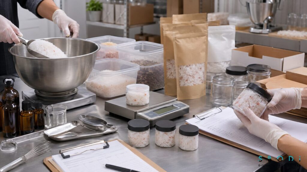 How to Create a Luxury Private Label Bath Salts Brand 6 Private label bath salts manufacturing and quality control