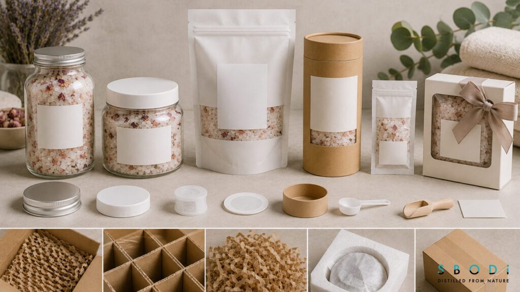 How to Create a Luxury Private Label Bath Salts Brand 7 Luxury private label bath salts packaging options comparison
