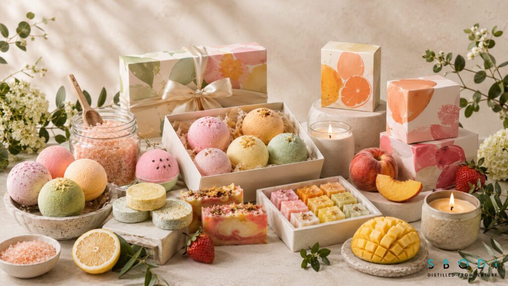 Fruit Bath Bombs Trending in the Bath Industry: Retail, Wholesale, and Private Label Guide 11 Complete fruit bath bombs and bath body collection for private label brands