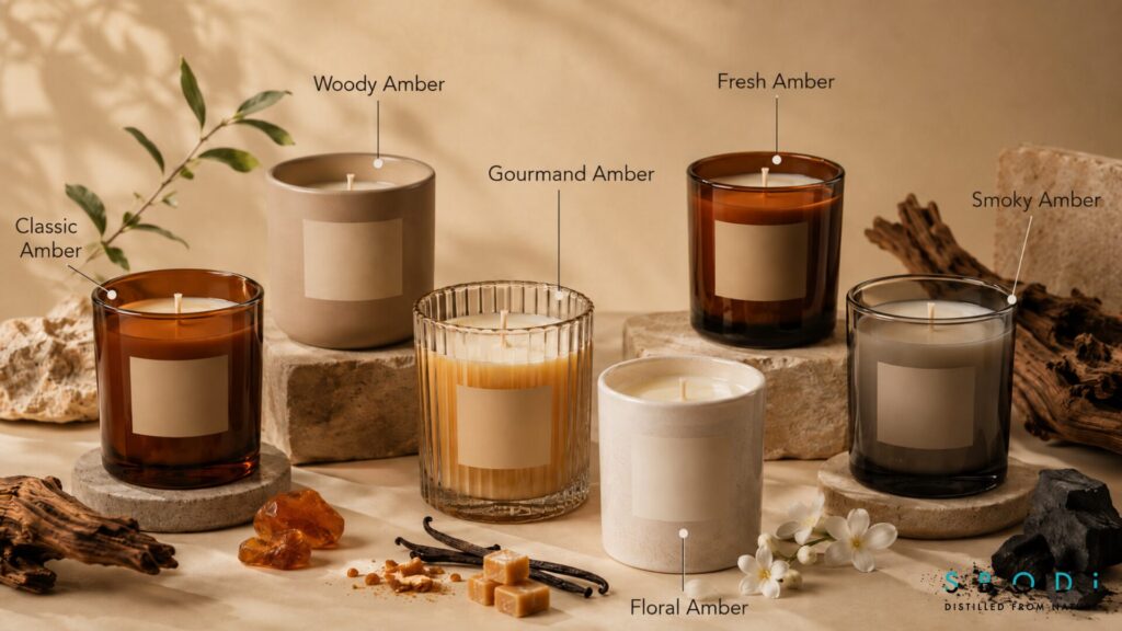 Amber Candle Fragrance Benefits for Relaxation 3 Different types of amber candle fragrances