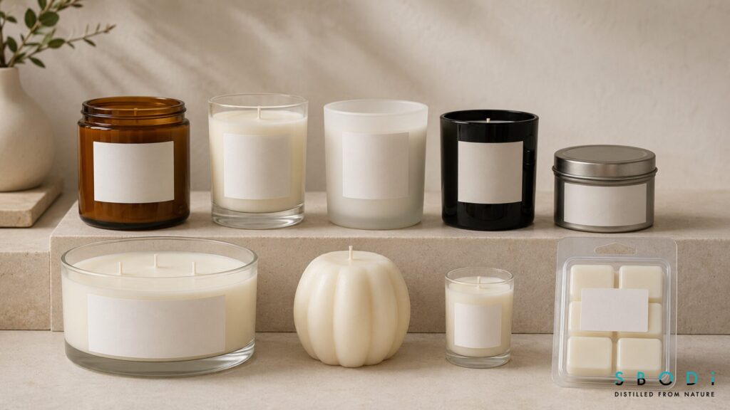 Wholesale Candles: Complete Guide for Retailers, Boutiques, and Private Label Brands 2 wholesale candle formats including jars tumblers tins and wax melts
