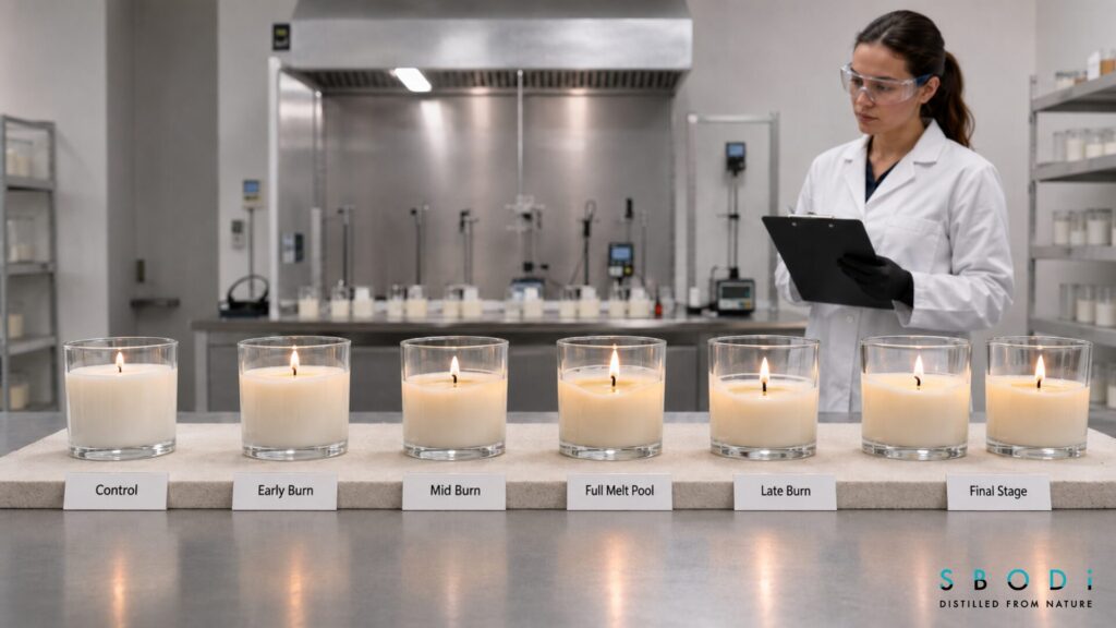 13oz Candle Size Guide for Home Fragrance Brands 4 Controlled burn testing for a 13oz candle