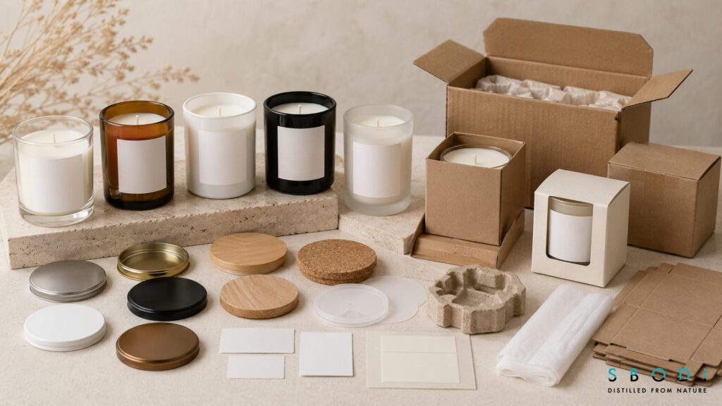 Wholesale Candles: Complete Guide for Retailers, Boutiques, and Private Label Brands 6 candle vessels lids labels and packaging options