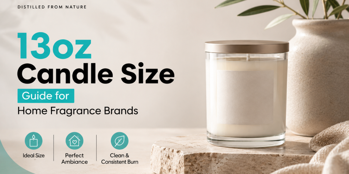 13oz candle in a premium glass tumbler