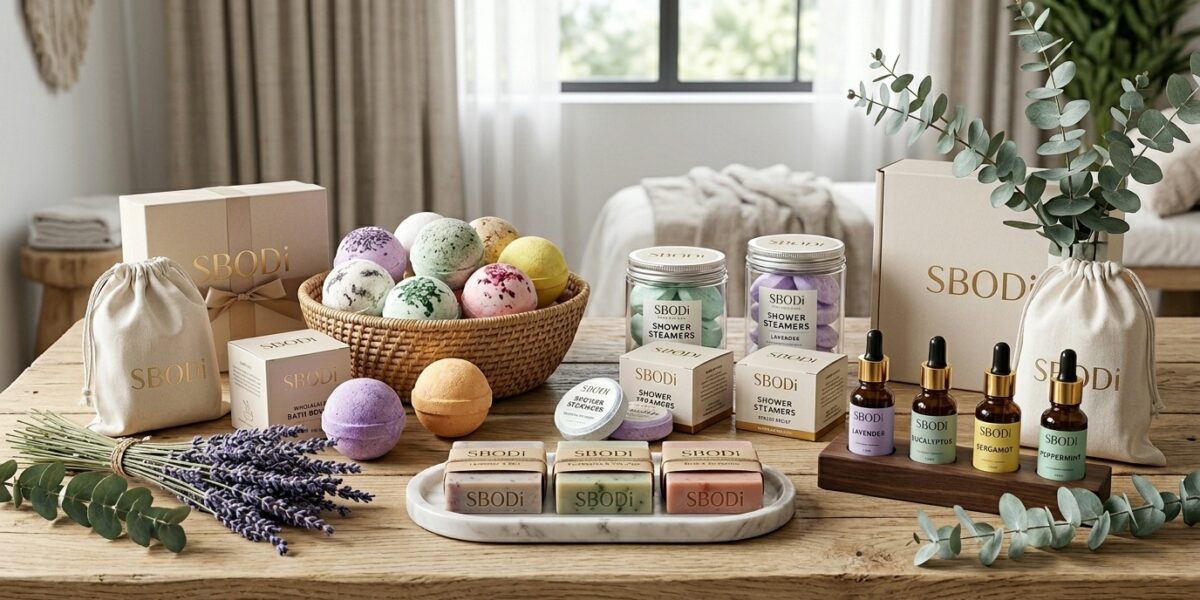 Private label shower steamers and wholesale bath products for wellness brands