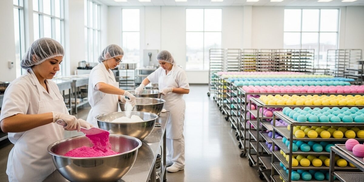 Private Label Manufacturer for Wholesale Bath Bombs and wholesale bath bombs production process - SBODi